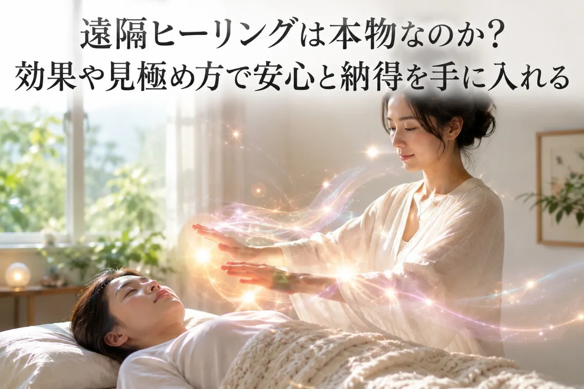 遠隔ヒーリングは本物なのか？効果や見極め方で安心と納得を手に入れる
